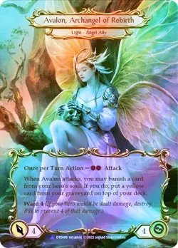 FAB COLD FOIL Figment of Rebirth // Avalon, Archangel of Rebirth - Dusk till - Image 2