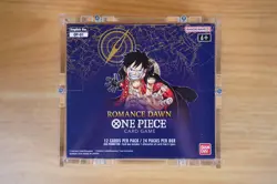 One Piece Card Game Op01 Romance Dawn Booster Box Blue Bottom Sealed - Image 1