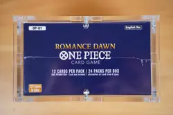 One Piece Card Game Op01 Romance Dawn Booster Box Blue Bottom Sealed - Image 4