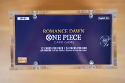 One Piece Card Game Op01 Romance Dawn Booster Box Blue Bottom Sealed - Image 5