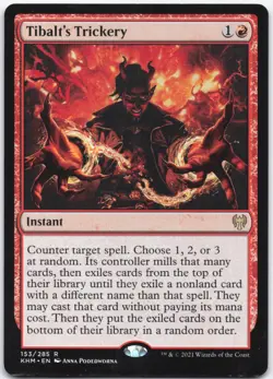 Tibalt's Trickery Normal R Kaldheim 153 LP - Image 1