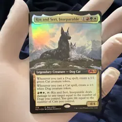 Magic: The Gathering Rin and Seri, Inseparable Promo Foil 278 Buy-A-Box 4/4 - Image 1