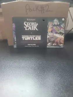Secret Lair VHS VILLAINS FOIL SEALED TMNT - Image 1