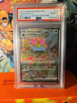 Venusaur ex 198/165 Pokemon 151 198 Special Illustration Rare GEM MINT PSA 10 - Image 1