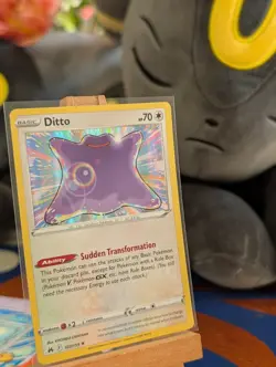 Pokemon TCG Ditto Crown Zenith Holo Rare Card 107/159 Mint/Near Mint Condition - Image 1