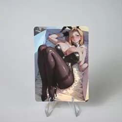 2×Android 18 Doujin Card Dragon Ball Lazuli Goddess Stroy Waifu Custom Holo Foil - Image 2