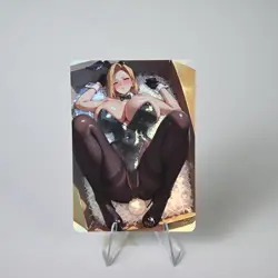 2×Android 18 Doujin Card Dragon Ball Lazuli Goddess Stroy Waifu Custom Holo Foil - Image 3