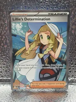 Pokemon Lillie's Determination 169/132 Mega Evolution Ultra Rare Holo Eng - Image 1