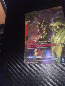 Kshatriya Alternate Art Foil - GD01-044 LR+ NM - Gundam TCG Card Game - Image 1