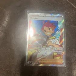 Pokemon TCG — Full Art Trainer CRISPIN 164/142 Stellar Crown Ultra Rare (NM) - Image 1