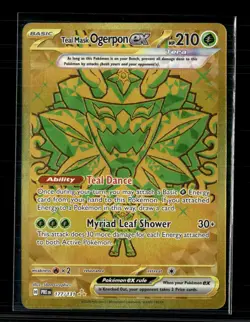 Pokemon 2025 Scarlet & Violet White Flare Teal Mask Ogerpon EX HR #177/131 - Image 1