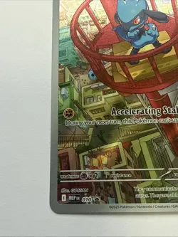 Pokemon TCG Riolu Black Star Promo Full Art #10 Mega Evolution Holo - Image 2