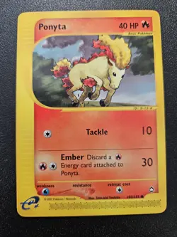 Pokemon Aquapolis Ponyta 102/147 NEAR MINT - Image 1