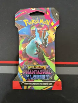 Pokemon TCG Phantasmal Flames Sleeved Booster Pack X5 - Image 1
