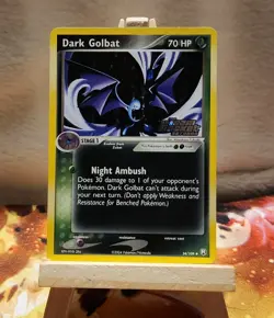 Dark Goldbat Ex Team Rocket Returns 34/109 Reverse Holo Pokemon TCG Stamped NM - Image 1