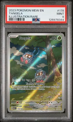 Tangela Pokemon Mew En-151 178 NM PSA 9 - Image 1