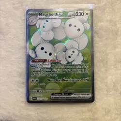 Maushold ex - 233/182 - Pokemon TCG Paradox Rift Full Art Ultra Rare Holo NM - Image 1