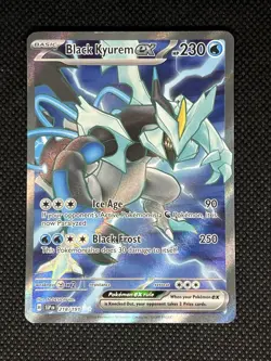 Pokemon Black Kyurem EX Ultra Rare Holo 218/191 Sv08 Surging Sparks - Image 1