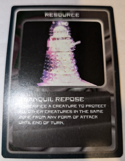 Tranquil Response - Doctor Who - Collectible Card Game - CCG - Image 1