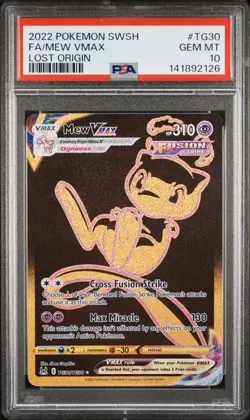 SEQUENTIAL PSA 10 MEW VMAX TG30 PIKACHU VMAX TG29 LOST ORIGIN POKEMON GEM MINT - Image 2