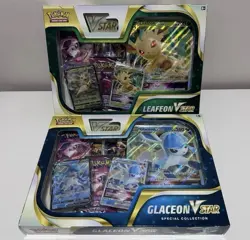 Pokemon TCG Glaceon & Leafeon VStar Special Collection - Image 1