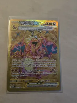 Pokemon TCG Charizard EX Hyper Rare Holo Card 228/197 Sv03: Obsidian Flames - Image 1