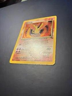 Moltres 12/62 Fossil Holo Rare 1999 Vintage Pokemon TCG WotC MP - Image 2