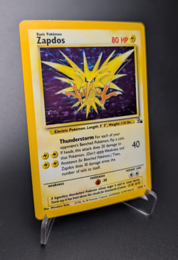 Zapdos - Fossil Holo Rare 15/62 - Pokemon TCG (Vintage WOTC) - LP/NM - Image 2