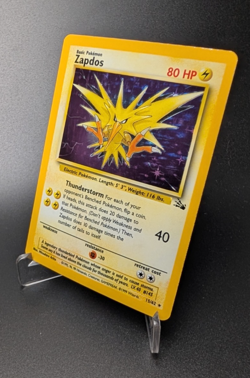 Zapdos - Fossil Holo Rare 15/62 - Pokemon TCG (Vintage WOTC) - LP/NM - Image 3