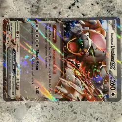 Pokemon Bloodmoon Ursaluna EX Double Rare Holo SV06 Twilight Masquerade 141/167 - Image 1