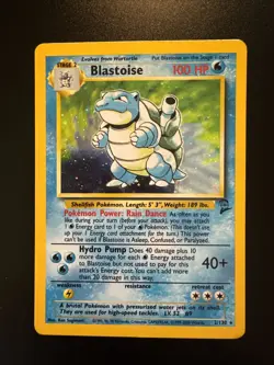 Blastoise 002/130 Base Set 2 Holo Pokemon - Image 1