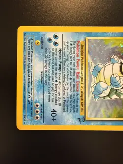 Blastoise 002/130 Base Set 2 Holo Pokemon - Image 4