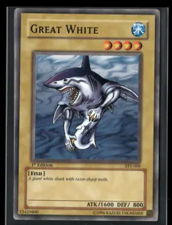 Great White SYE-009 Starter Deck: Yugi Evolution Yu-Gi-Oh 1st Edition HP - Image 1