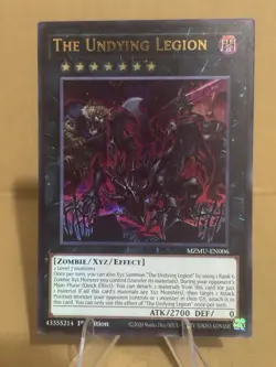 Yugioh The Undying Legion MZMU-EN006 1st Edition Ultra Rare NM - Image 1