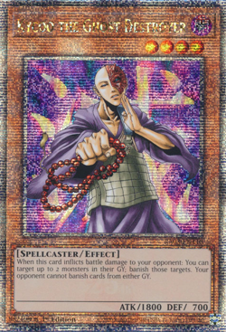 YUGIOH KYCOO THE GHOST DESTROYER QUARTER CENTURY SECRET RARE NM RA03-EN110 - Image 1