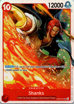 Shanks OP06-007 SR Wings of the Captain One Piece TCG Eng NM - Image 1