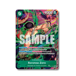 Carte One Piece Francaise - Roronoa Zoro Treasure Rare OP06-118 - OP11 - Image 1
