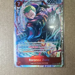 One Piece CCG Adventure on Kami’s Island Roronoa Zoro SR Foil EN EB04-007 - Image 1