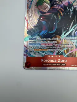 One Piece OP15 Roronoa Zoro EB04-007 SR - Adventure On Kami’s Island English - Image 4