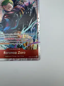 One Piece OP15 Roronoa Zoro EB04-007 SR - Adventure On Kami’s Island English - Image 5