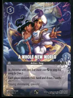 A Whole New World 10/C1 - Disney Lorcana TCG Promo - Image 1
