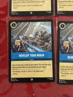 4x Lorcana Fabled - Develop Your Brain - 163/204 - X4 - Image 4