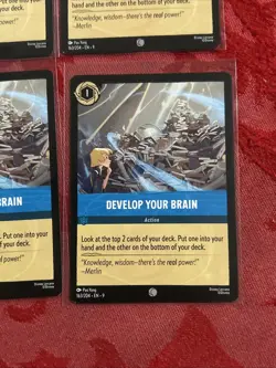 4x Lorcana Fabled - Develop Your Brain - 163/204 - X4 - Image 5