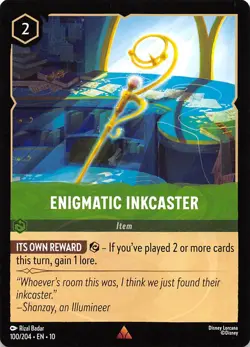 Enigmatic Inkcaster 100/204 Whispers in the Well Disney Lorcana - Image 1