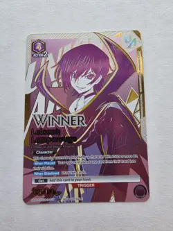 Union Arena Winner Union Rare Lelouch Lamperouge Promo 17 - Image 1