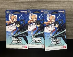 Union Arena English TCG -Sword Art Online -Lot Of 3 Pack [12 Cards Each] - Image 1