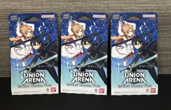 Union Arena English TCG -Sword Art Online -Lot Of 3 Pack [12 Cards Each] - Image 2