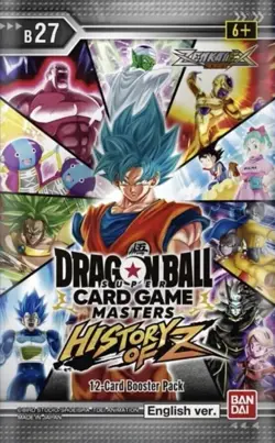Dragon Ball Super Card Game History of Z B27 Booster Pack New Factory Sealed - Image 1