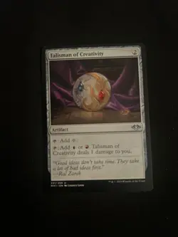 MTG - Talisman of Creativity - Modern Horizons - NM, English Magic Cards - Image 1