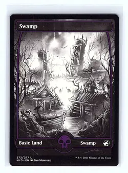 Swamp #273 Regular Basic Land MTG 2021 Innistrad: Midnight Hunt (MID) - Image 1